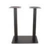 LABEL51 Bartafel Tafelpoot Dubbel - Zwart - Metaal - Dubbel - 92 cm - Afbeelding 3