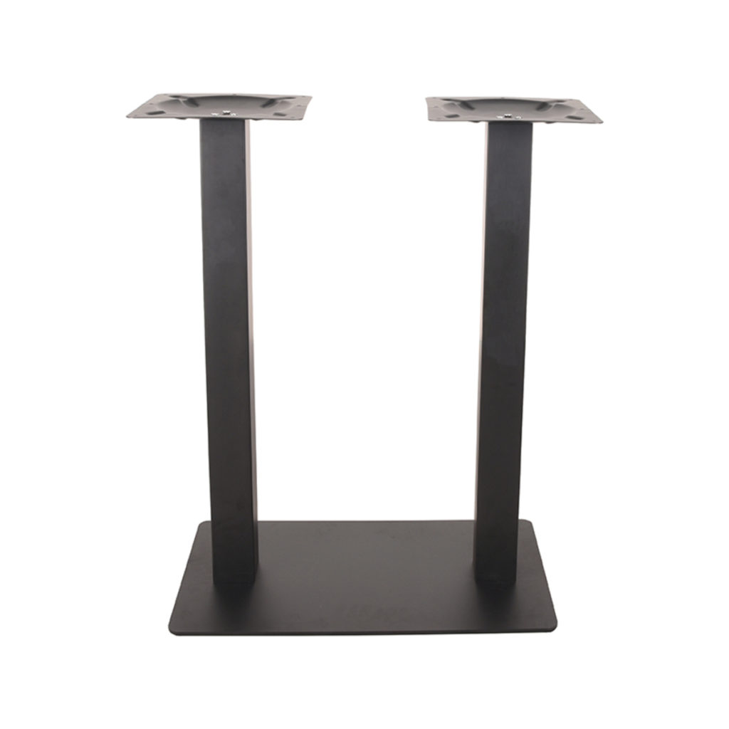 LABEL51 Bartafel Tafelpoot Dubbel - Zwart - Metaal - Dubbel - 92 cm - Afbeelding 3