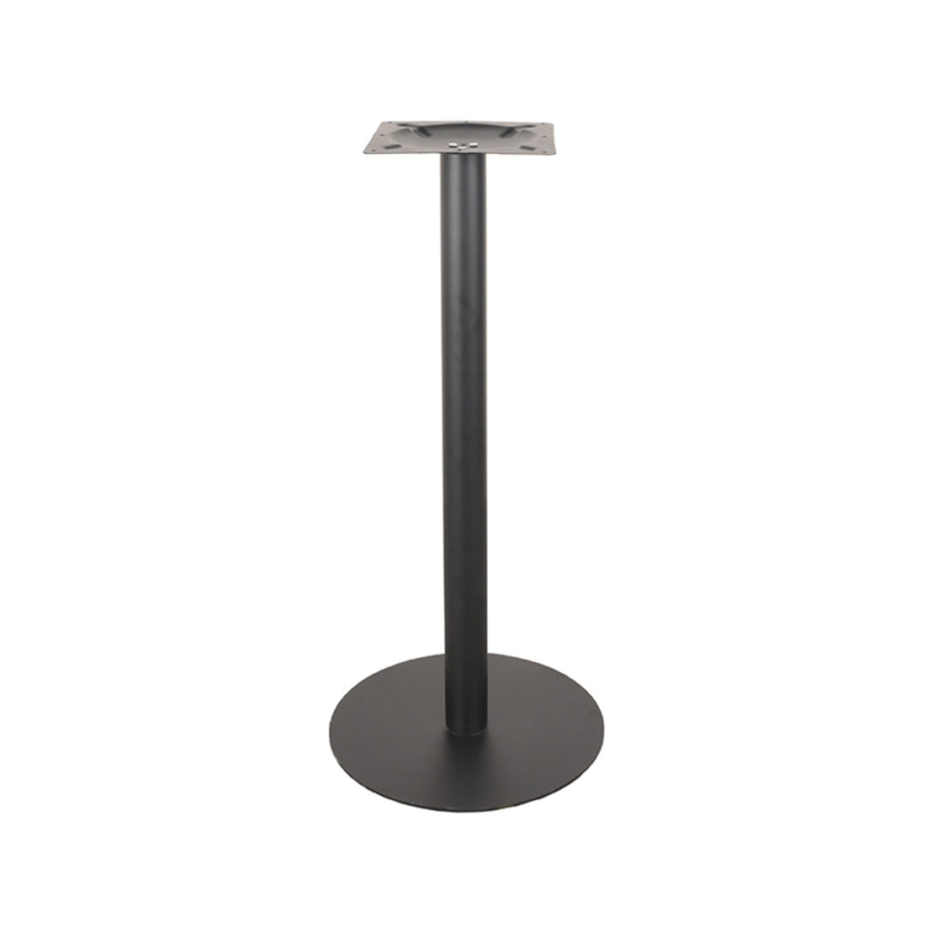 LABEL51 Bartafel Tafelpoot Enkel - Zwart - Metaal - Rond - 108 cm - Afbeelding 2