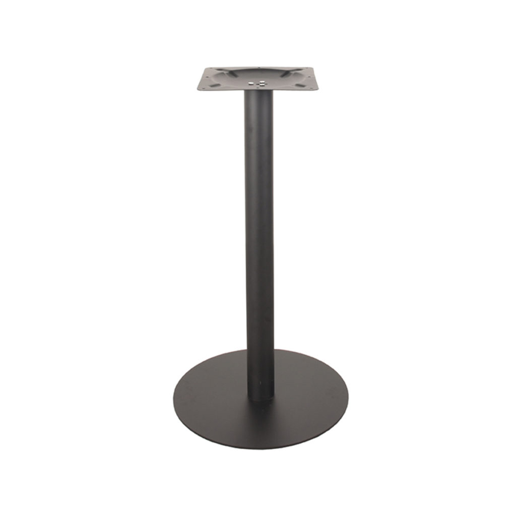 LABEL51 Bartafel Tafelpoot Enkel - Zwart - Metaal - Rond - 92 cm - Afbeelding 2