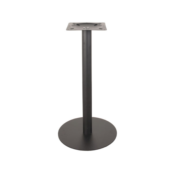 LABEL51 Bartafel Tafelpoot Enkel - Zwart - Metaal - Rond - 92 cm - Afbeelding 2