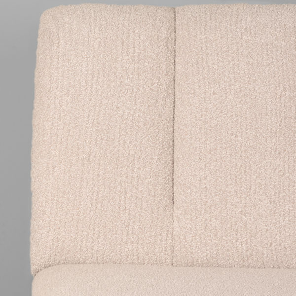 LABEL51 Eetkamerbank Modula - Naturel - Boucle - 2-Zits - Afbeelding 2