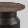 LABEL51 Bijzettafel Jik - Zwart - Mangohout - 35 cm - Afbeelding 2
