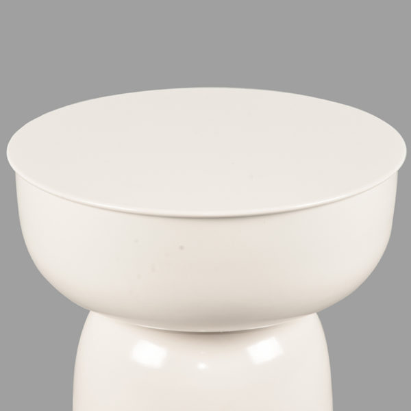 LABEL51 Bijzettafel Pax - Ivory - Metaal - 35 cm - Afbeelding 4