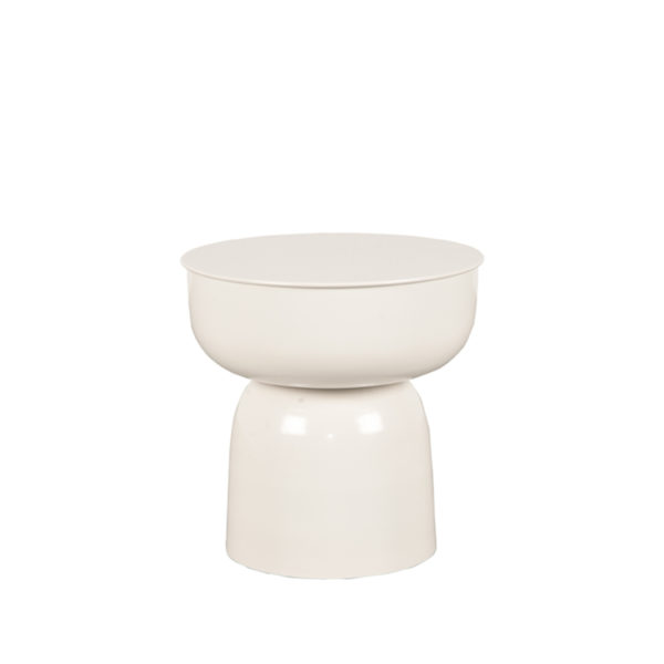 LABEL51 Bijzettafel Pax - Ivory - Metaal - 35 cm - Afbeelding 2