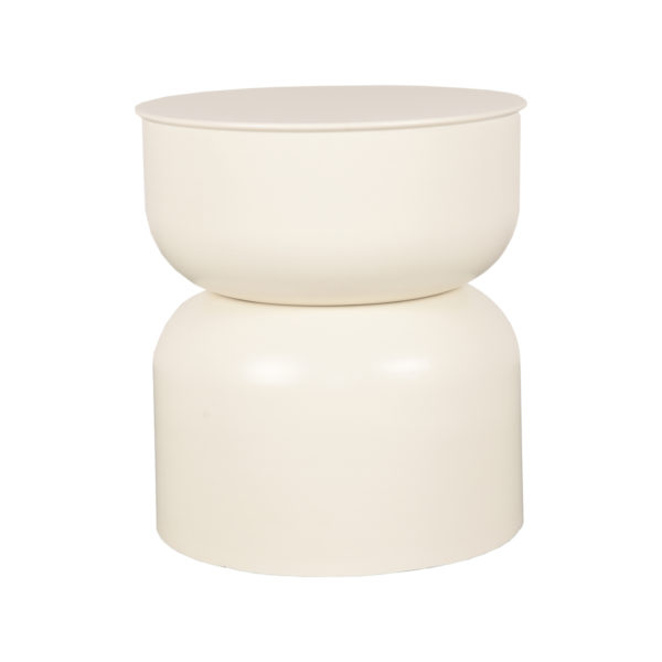 LABEL51 Bijzettafel Pax - Ivory - Metaal - 35 cm - Afbeelding 3