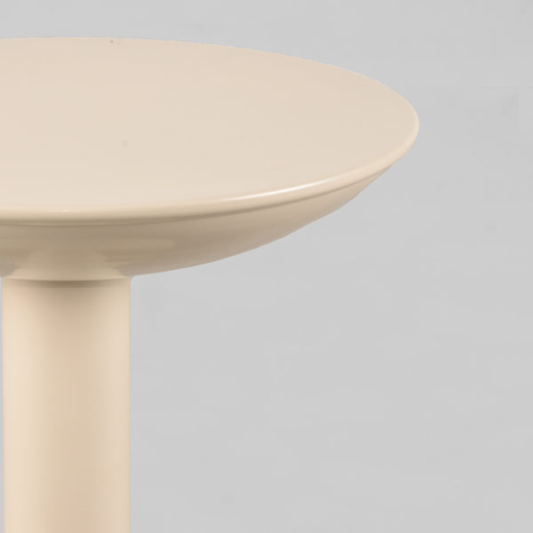 LABEL51 Bijzettafel Rif - Beige - Metaal - 40 cm - Afbeelding 2