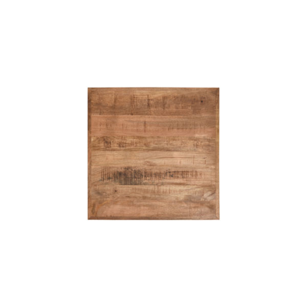LABEL51 Eetkamertafel Tafelblad Straight Edge - Rough - Mangohout - 70 cm Straight - Afbeelding 3