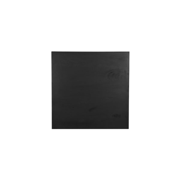 LABEL51 Eetkamertafel Tafelblad Straight Edge - Zwart - Mangohout - 70 cm Straight - Afbeelding 3