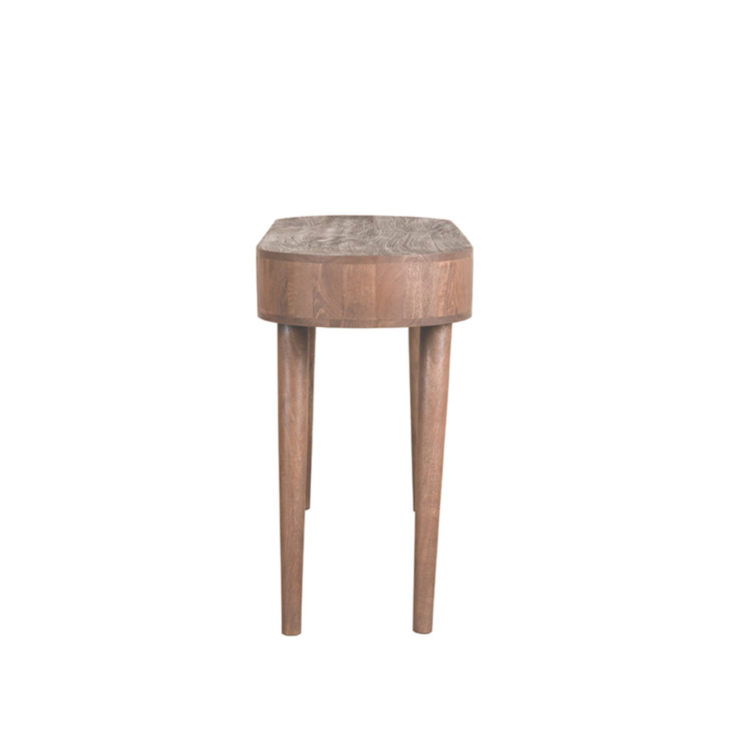 LABEL51 Bureau Bella - Espresso - Mangohout - 120 cm - Afbeelding 4