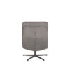 LABEL51 Fauteuil Alvar - Antraciet - Cosmo - Incl. Hocker - Afbeelding 2