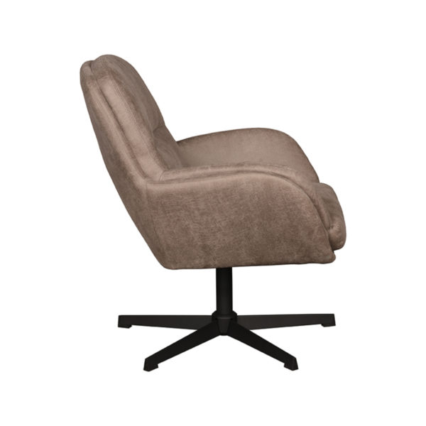 LABEL51 Fauteuil Moss - Taupe - Micro Suede - Afbeelding 4