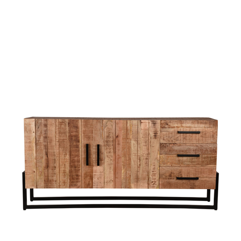 LABEL51 Dressoir Bolivia - Rough - Mangohout - Dressoir - Afbeelding 3