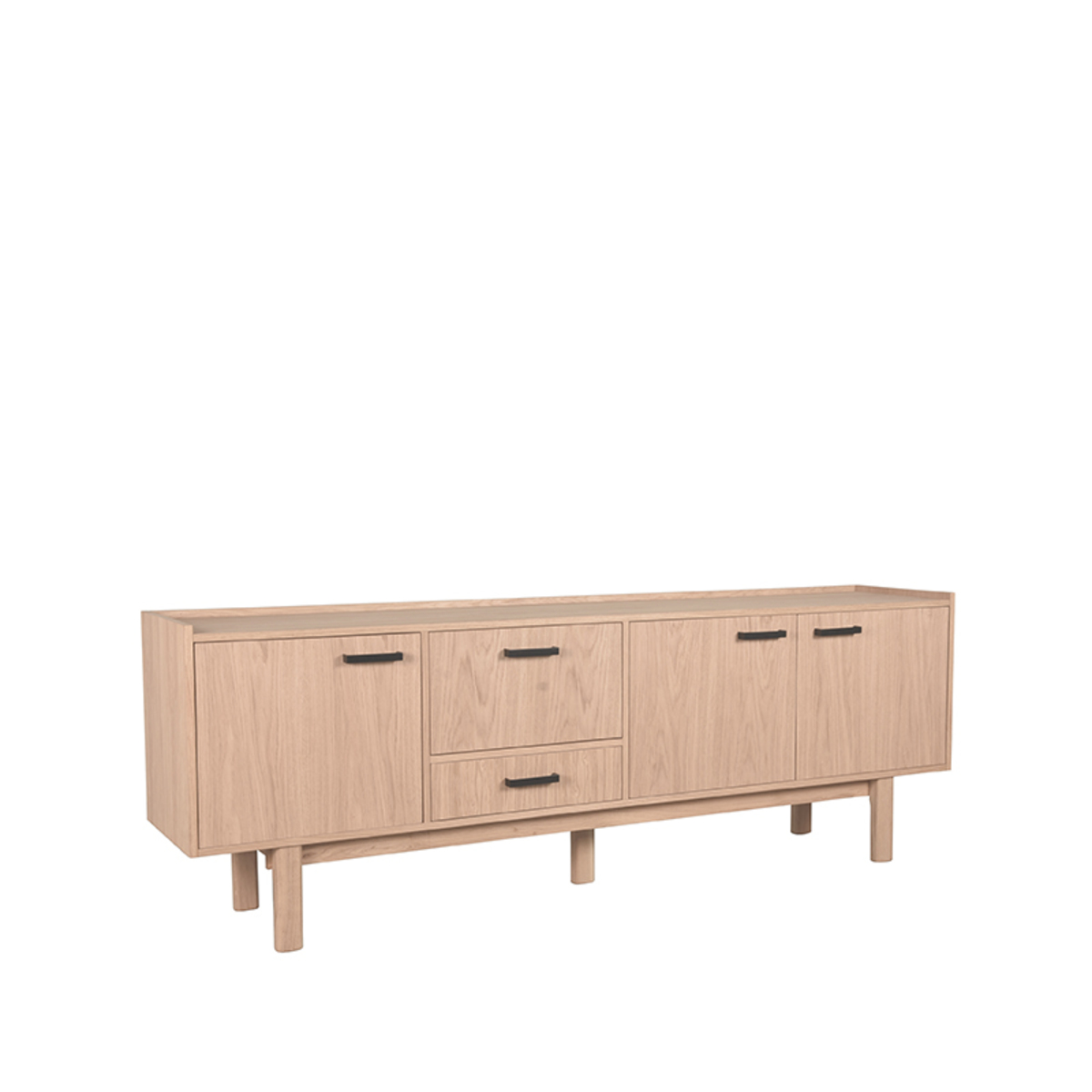 Het Steigerhouthuis LABEL51 Dressoir Cali - Naturel - Eiken - Dressoir