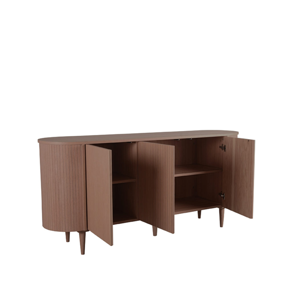 LABEL51 Dressoir Oliva - Walnoot - Eiken - Dressoir 180 cm - Afbeelding 2