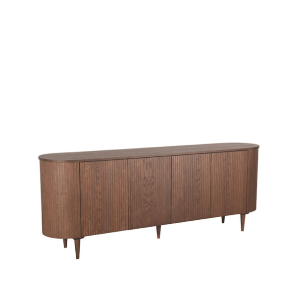 LABEL51 Dressoir Oliva - Walnoot - Eiken - Dressoir 220 cm - Afbeelding 3