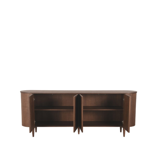 LABEL51 Dressoir Oliva - Walnoot - Eiken - Dressoir 220 cm - Afbeelding 6