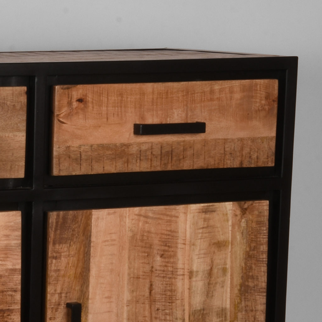 LABEL51 Dressoir Tampa - Rough - Mangohout - Dressoir - Afbeelding 5