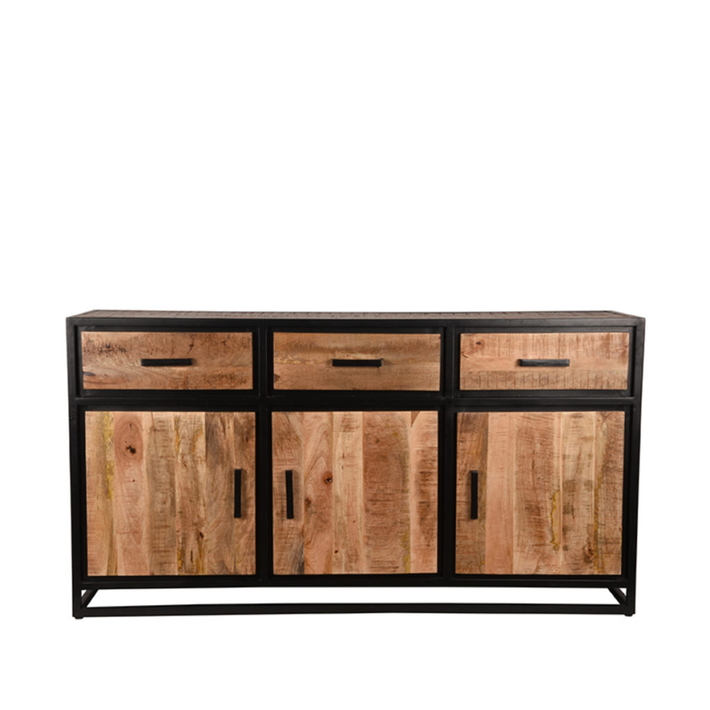 LABEL51 Dressoir Tampa - Rough - Mangohout - Dressoir - Afbeelding 3