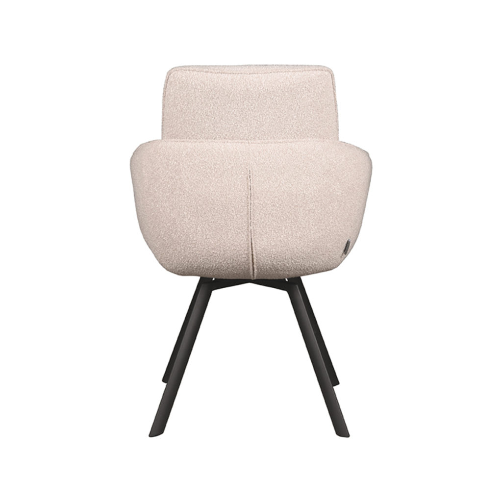 LABEL51 Eetkamerstoel Beauty - Naturel - Boucle - Afbeelding 5