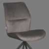 LABEL51 Eetkamerstoel Comfy - Antraciet - Cosmo - Zwart Onderstel - Afbeelding 6
