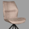 LABEL51 Eetkamerstoel Comfy - Taupe - Micro Suede - Zwart Onderstel - Afbeelding 5