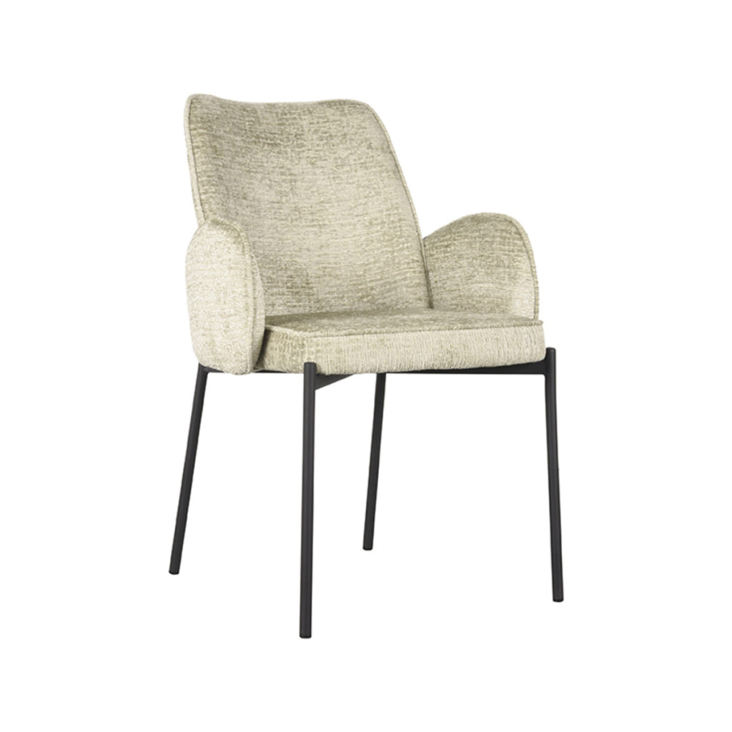LABEL51 Eetkamerstoel Joni - Beige - Elegance - Afbeelding 4
