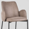 LABEL51 Eetkamerstoel Joni - Taupe - Microfiber - Afbeelding 5