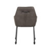 LABEL51 Eetkamerstoel Lenny - Antraciet - Microfiber - Afbeelding 4