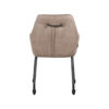 LABEL51 Eetkamerstoel Lenny - Taupe - Microfiber - Afbeelding 6
