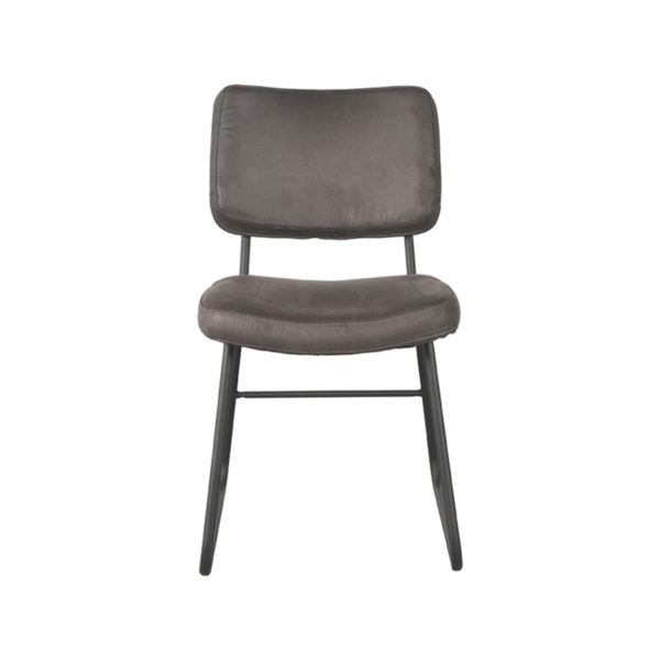 LABEL51 Eetkamerstoel Noah - Antraciet - Microfiber - Afbeelding 2