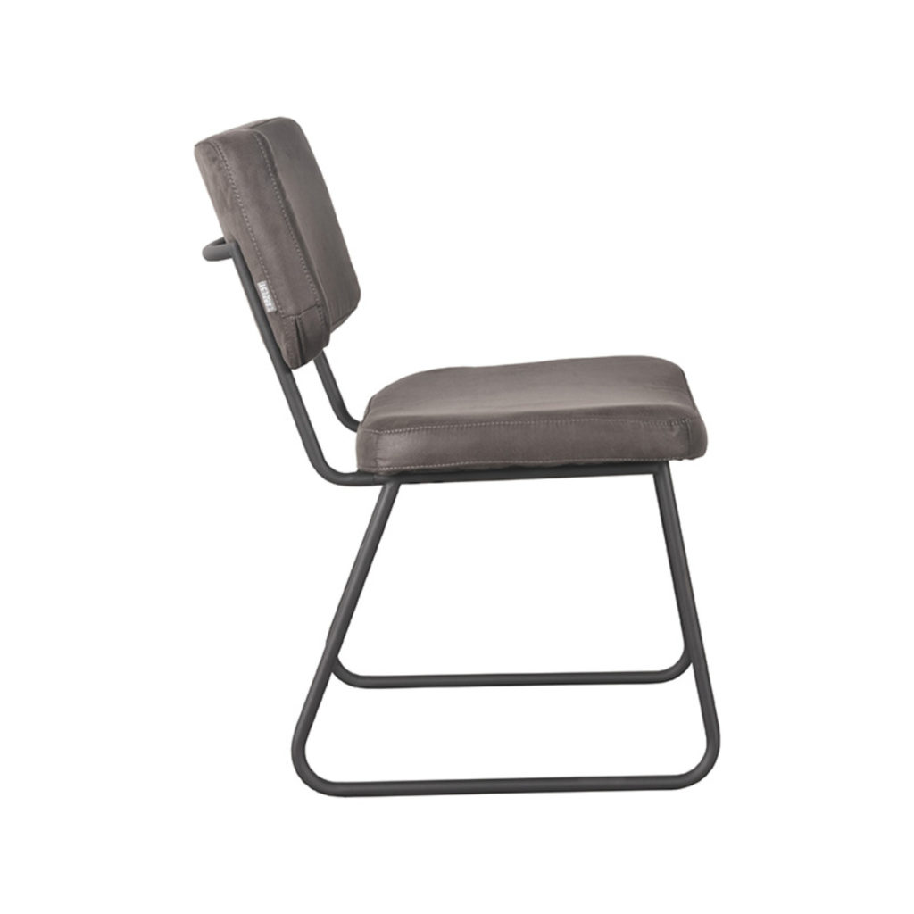 LABEL51 Eetkamerstoel Noah - Antraciet - Microfiber - Afbeelding 3