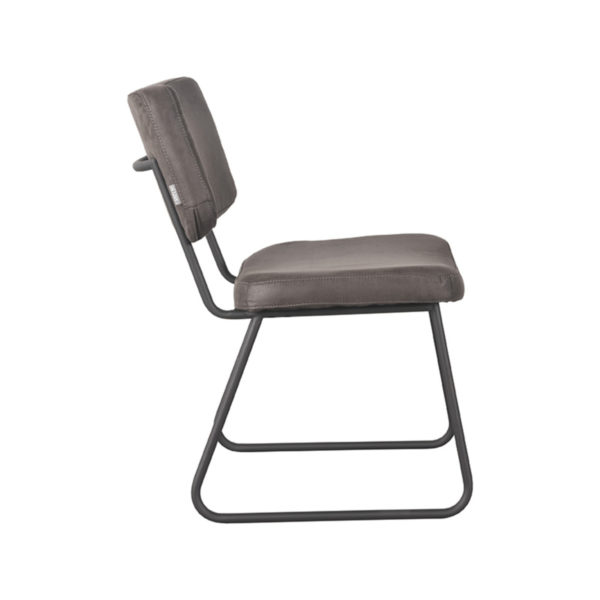 LABEL51 Eetkamerstoel Noah - Antraciet - Microfiber - Afbeelding 3