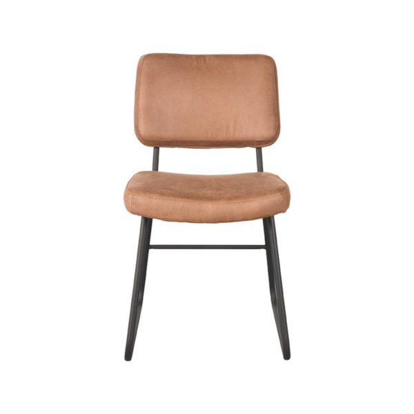 LABEL51 Eetkamerstoel Noah - Cognac - Microfiber - Afbeelding 2