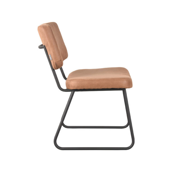 LABEL51 Eetkamerstoel Noah - Cognac - Microfiber - Afbeelding 3