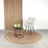 LABEL51 Eetkamerstoel Noud - Wit - Boucle - Afbeelding 6