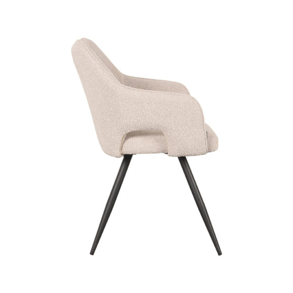 LABEL51 Eetkamerstoel Noud - Naturel - Boucle - Afbeelding 5