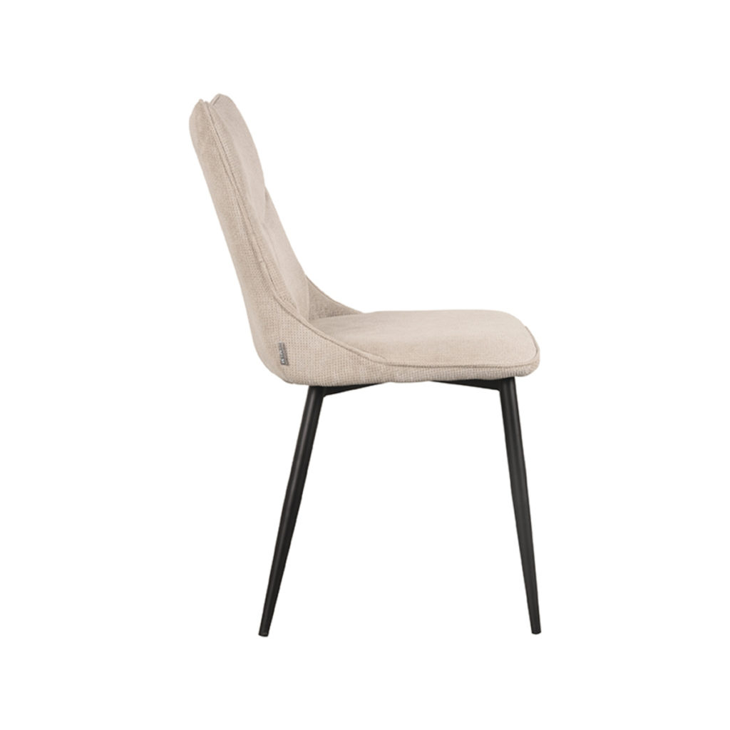 LABEL51 Eetkamerstoel Riv - Naturel - Synthetisch - Afbeelding 3