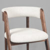 LABEL51 Eetkamerstoel Sasha - Wit - Boucle - Afbeelding 5