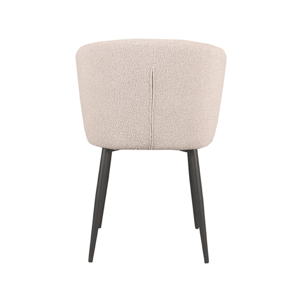 LABEL51 Eetkamerstoel Wave - Naturel - Boucle - Afbeelding 4
