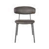 LABEL51 Eetkamerstoel Zack - Antraciet - Microfiber - Afbeelding 2