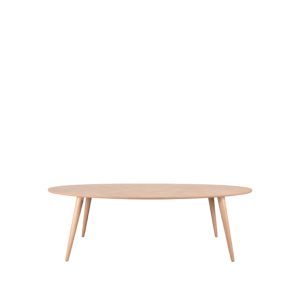 LABEL51 Eetkamertafel Ines - Naturel - Eiken - 210x110 cm - Afbeelding 2