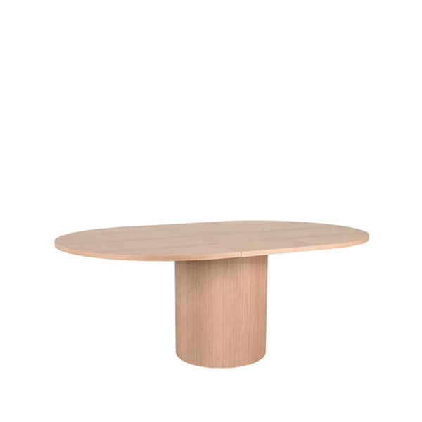 LABEL51 Eetkamertafel Oliva - Naturel - Eiken - 150-200 cm - Uitschuifbaar - Afbeelding 2