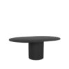 LABEL51 Eetkamertafel Oliva - Zwart - Eiken - 150-200 cm - Uitschuifbaar - Afbeelding 2