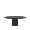 LABEL51 Eetkamertafel Oliva - Zwart - Eiken - 150-200 cm - Uitschuifbaar - Afbeelding 3
