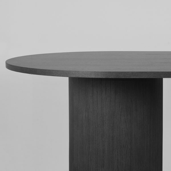 LABEL51 Eetkamertafel Oliva - Zwart - Eiken - 240x120 cm - Afbeelding 4