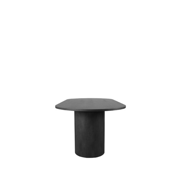 LABEL51 Eetkamertafel Oliva - Zwart - Eiken - 240x120 cm - Afbeelding 3