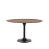 LABEL51 Eetkamertafel Otto - Espresso - Mangohout - 130 cm - Rond