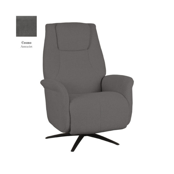 LABEL51 Fauteuil Stockholm - Antraciet - Cosmo - Afbeelding 2