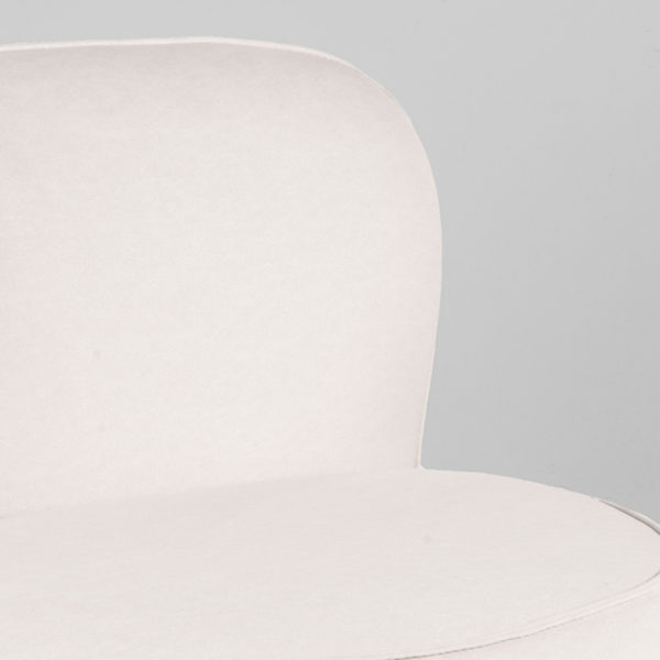 LABEL51 Fauteuil Bunny - Crème - Microfiber - Afbeelding 5
